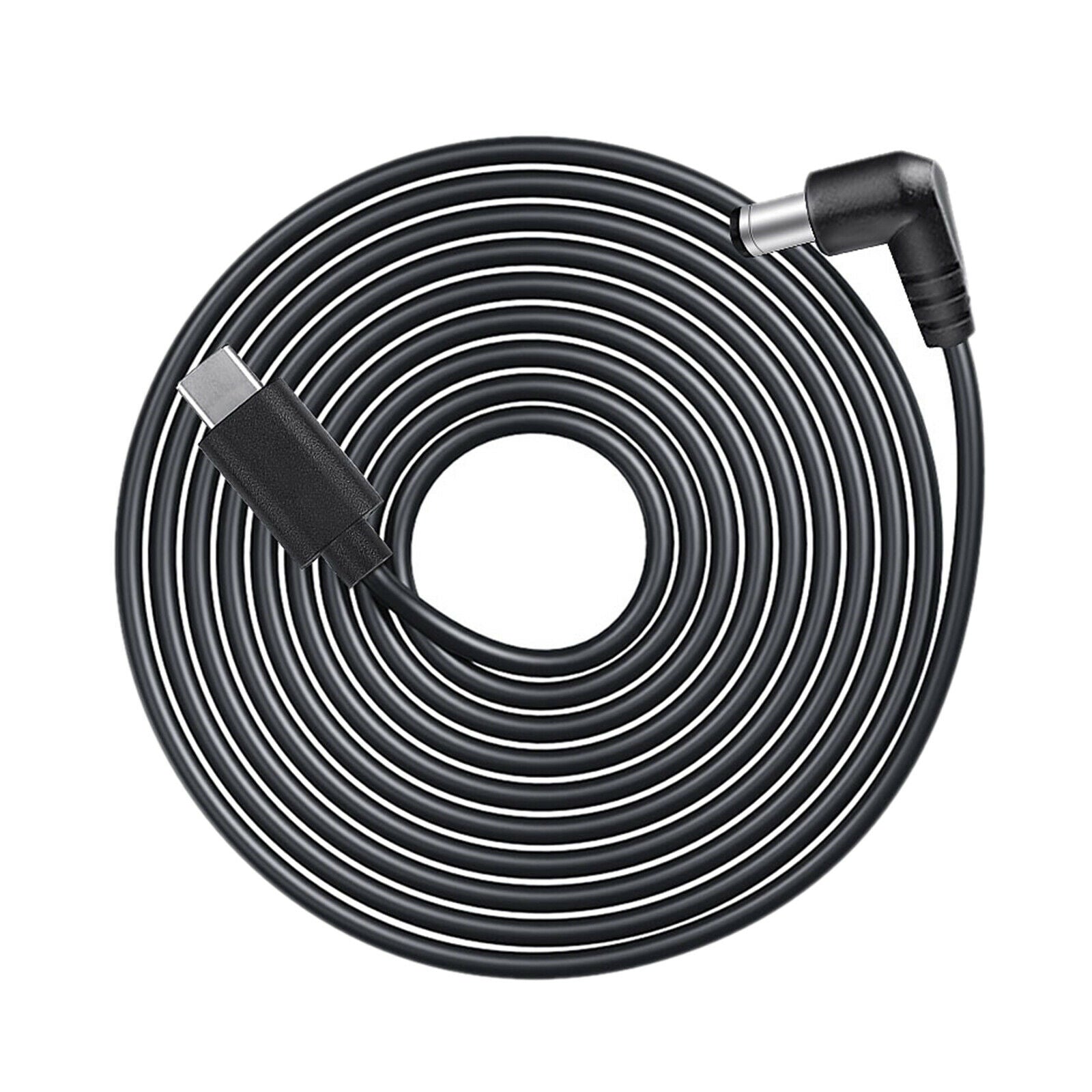 130cm Power Supply Cable Wire Cord PD Port for DJI PFV Digital Goggles Black