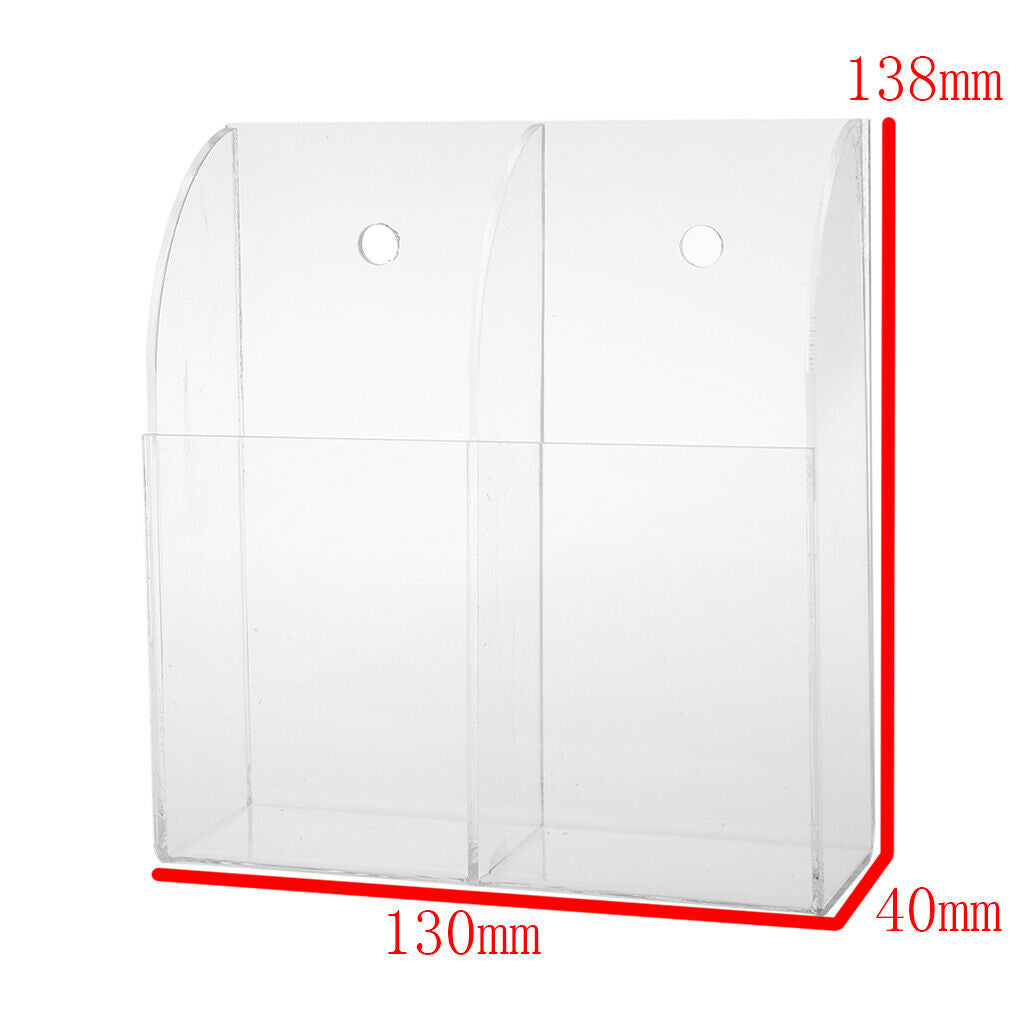 Remote Control Holder Acrylic Organizer For Smartphones, TV Remote Control