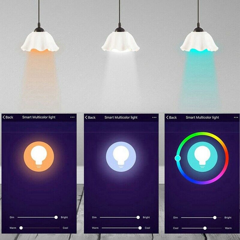 A19 Tuya Smart Wifi Bulb E27 850Lm RGB 2700K to 6500K 9W Bulb Can Compatible AI4