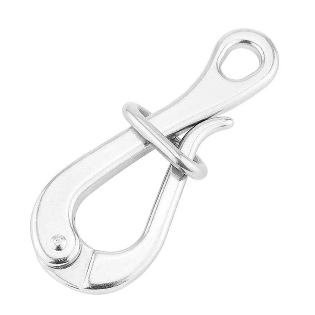 4 Pieces 4" 316 STAINLESS STEEL PELICAN HOOK Quick Release Marine Boat