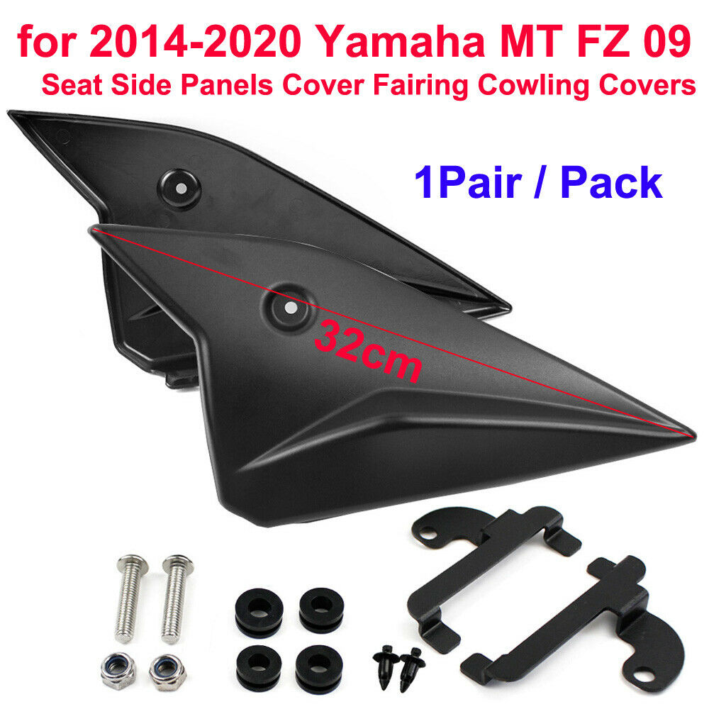 1Pair Seat Frame Side Panel Cover Fairing Cowl Cover F 2014-2020 Yamaha MT FZ 09
