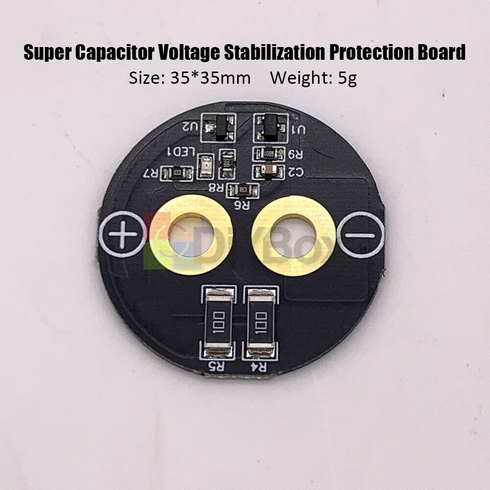 Super Farad Capacitor 2.7-16V 16.6-3400F + Protection Board