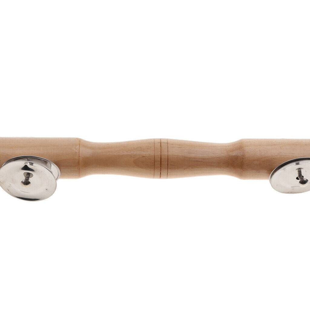 Hand Percussion Wooden Stick Bells Handbells Shaker Bells Rattles Toys