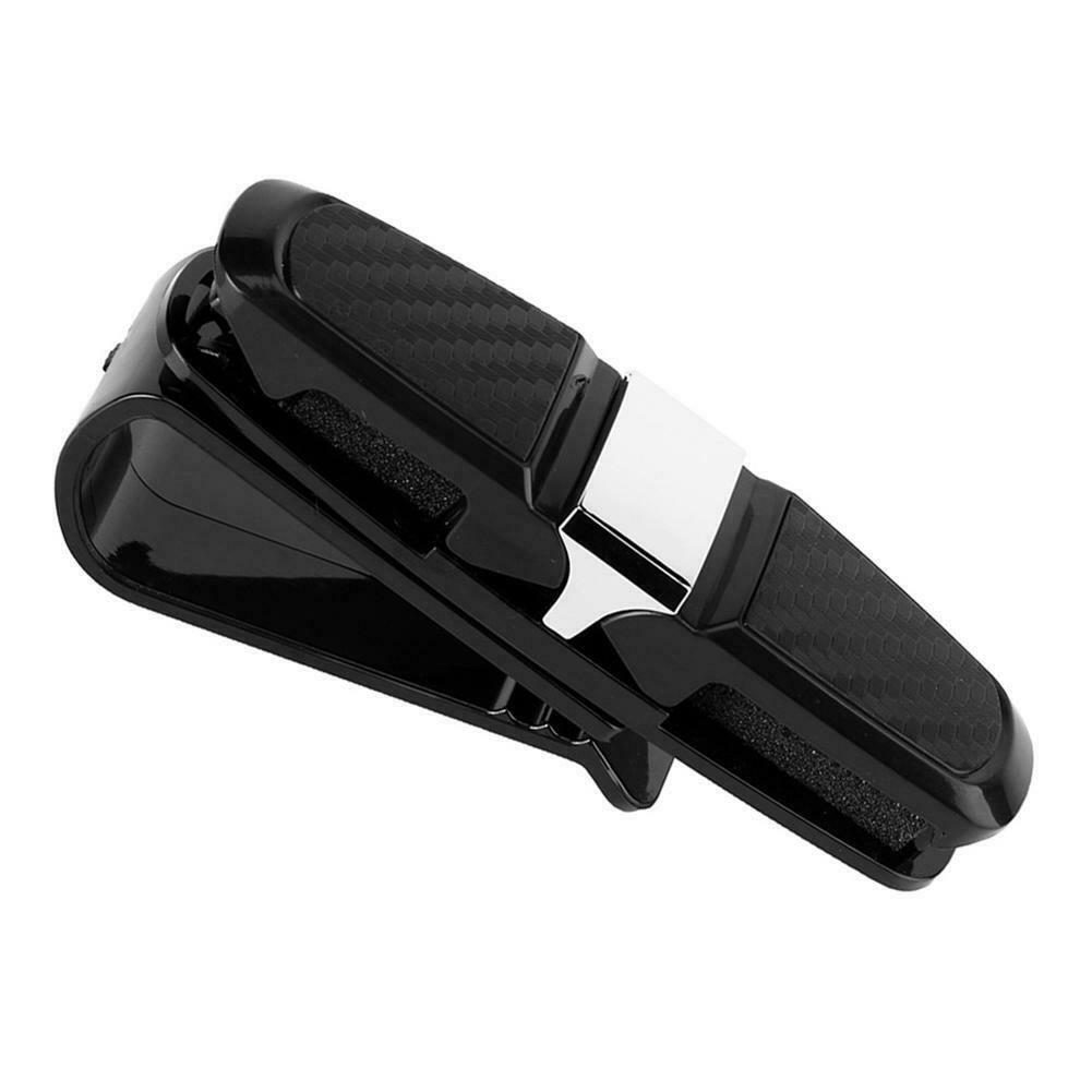 Universal Car Sun Visor Sunglasses Eyeglasses Glasses Holder Ticket Clip @