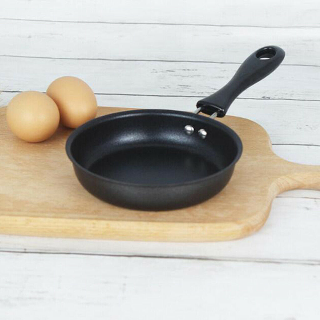 1 Set Mini Nonstick Egg Pan & Spatula Mini Frying Pan Iron Skillet Kitchen
