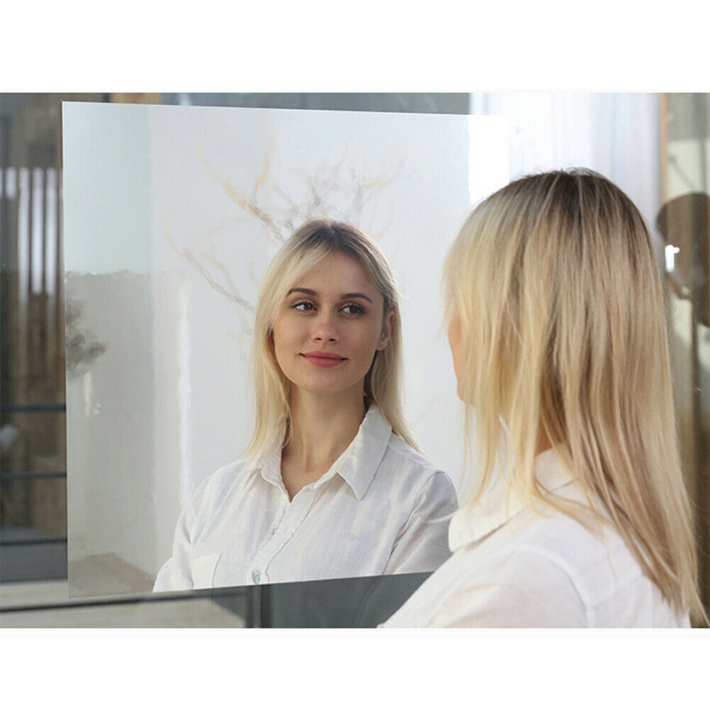 Bathroom Mirror Wall Stickers Film Mirror Self Adhesive Stick Home Room Decor