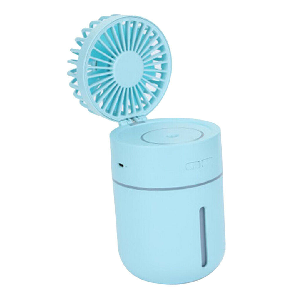 Mini USB Portable Rechargeable Humidifier Misting Cooling Spray Desktop Fan