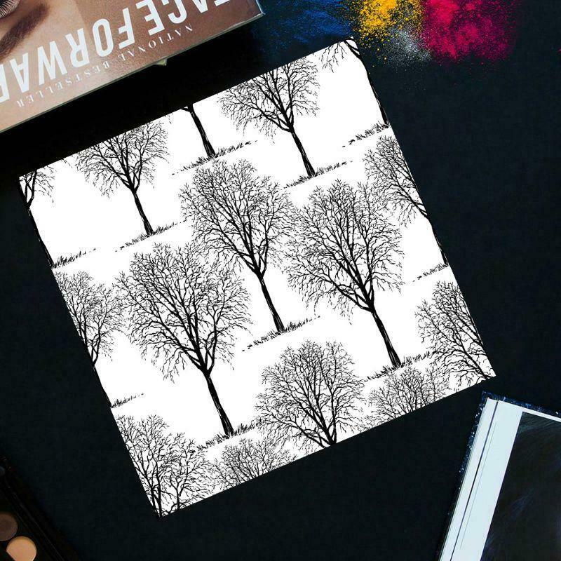 Tree Background DIY Silicone Clear Stamp Seal Scrapbook Embossing Album Decor