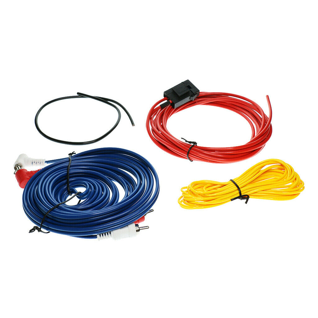 Pack of 4 Car Stereo Audio Subwoofer Amplifier Install AMP Wire Cable Kit
