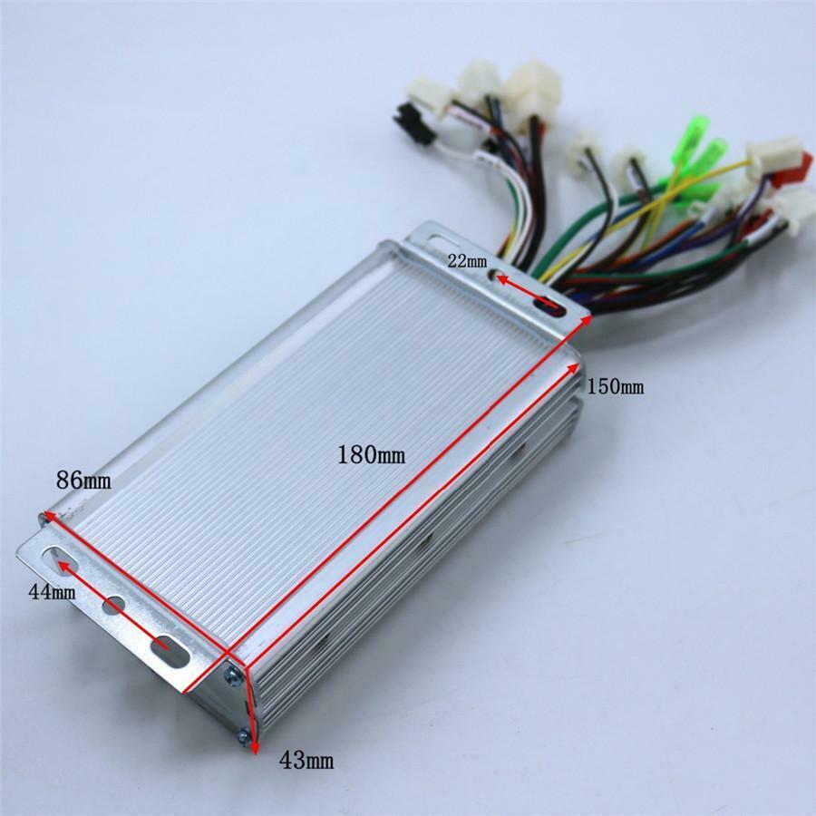 30Amax Motor Controller Electric Bike Tricycle Dual Mode Sensor 36/48V 500/600W