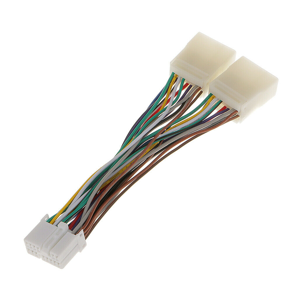 Car Splitter Cable Charger CD Radio XM Navigation Auxiliary Interface Compatible