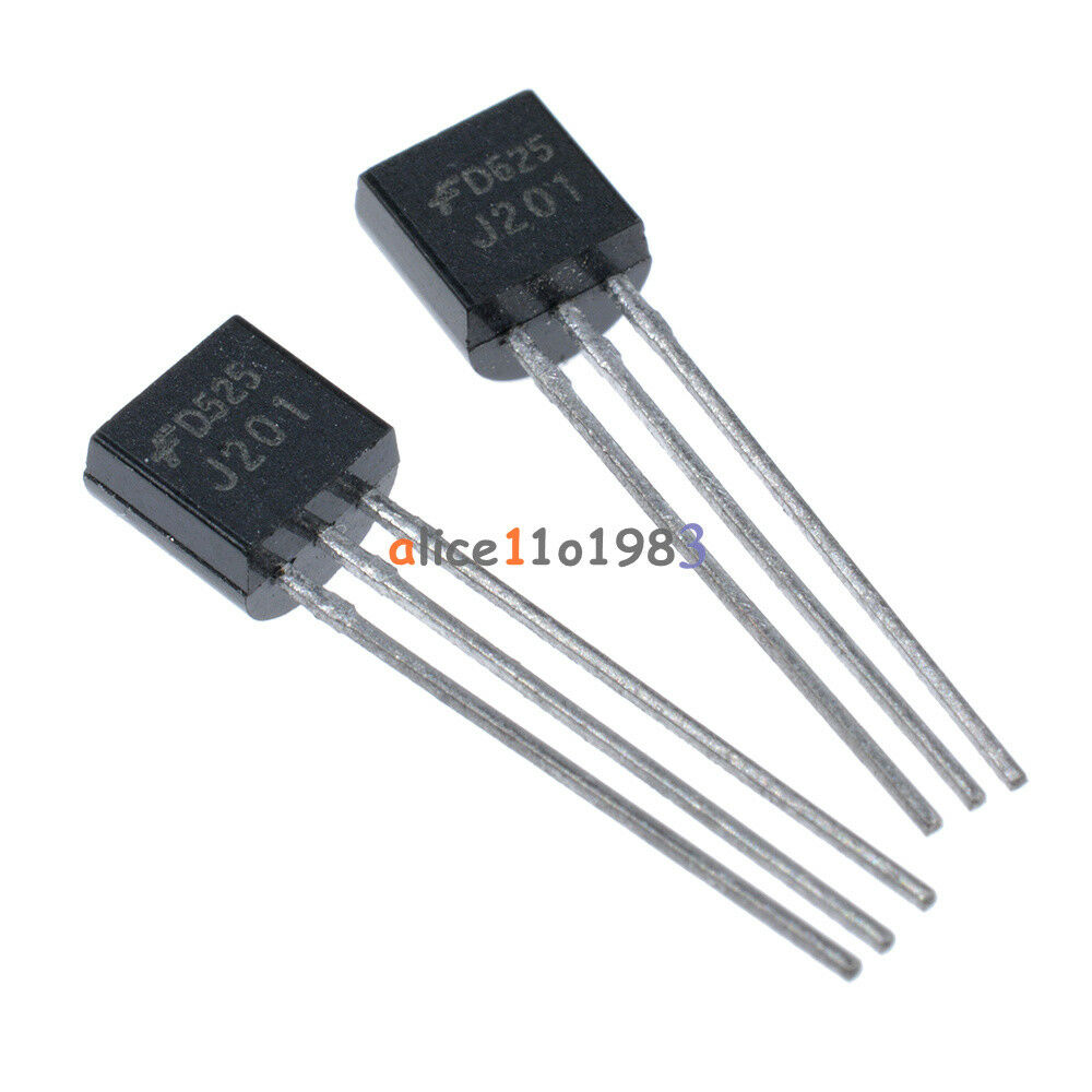 10PCS J201 JFET N-Channel Transistor 50mA 40V TO-92
