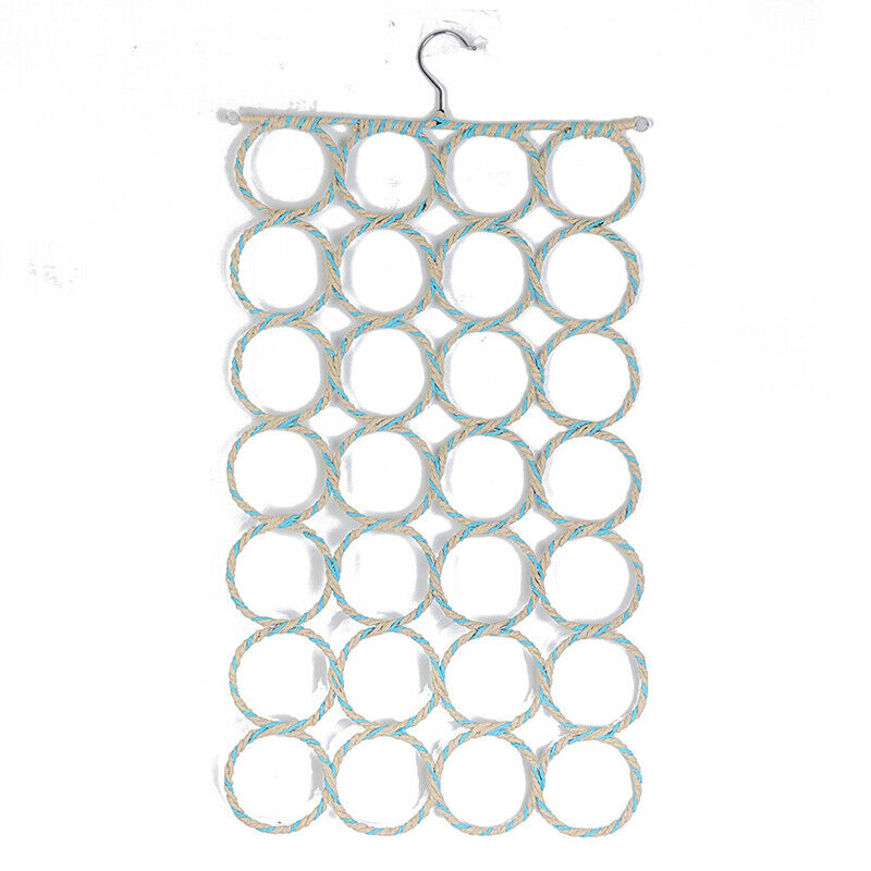 2 In 1 Scarf Hanger Scarves Ties Belt Display Hang Bird Parrot Climbing NetBDAU