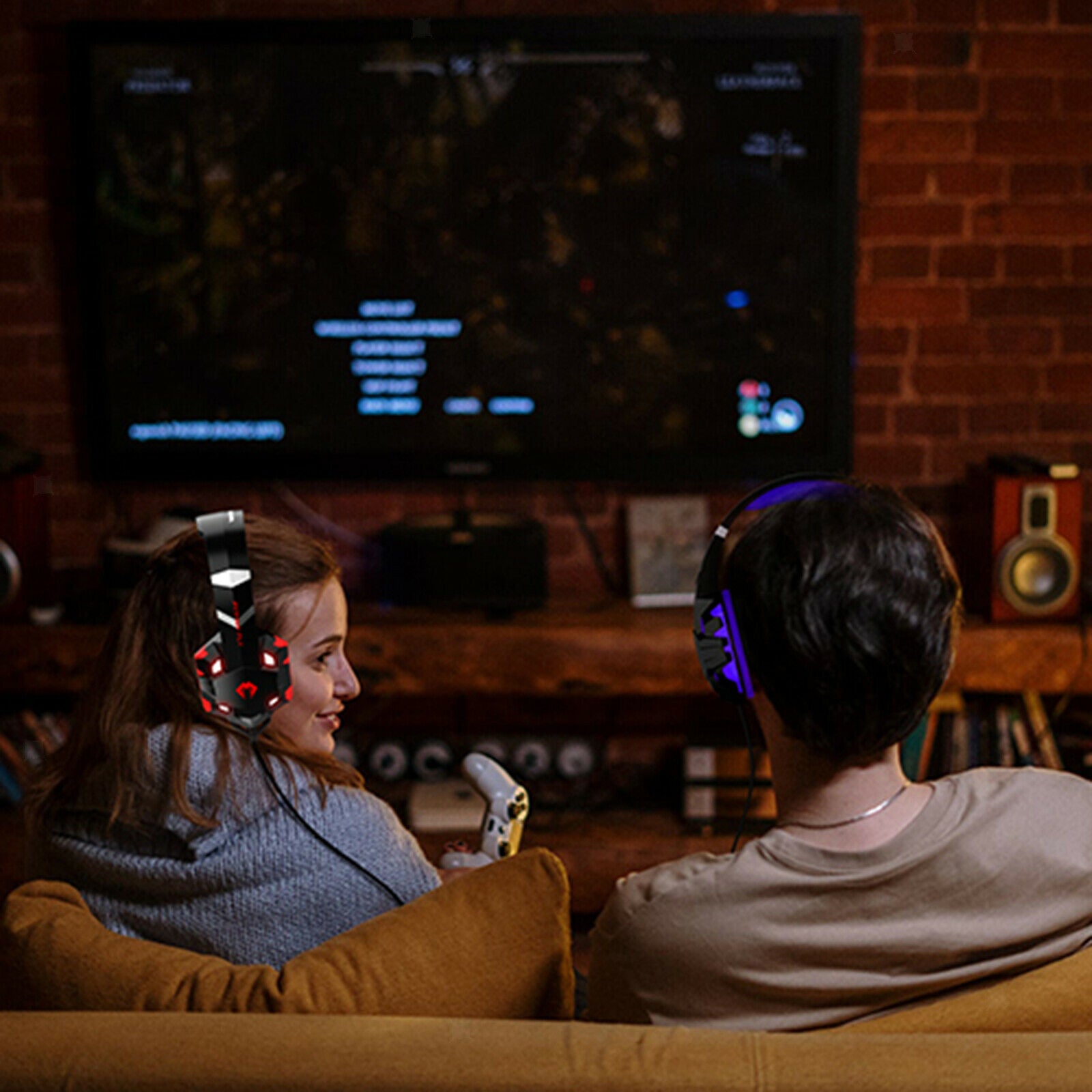 G9000MAX Wired Gaming Headset with Mic LED Light Volume Control for Nintendo