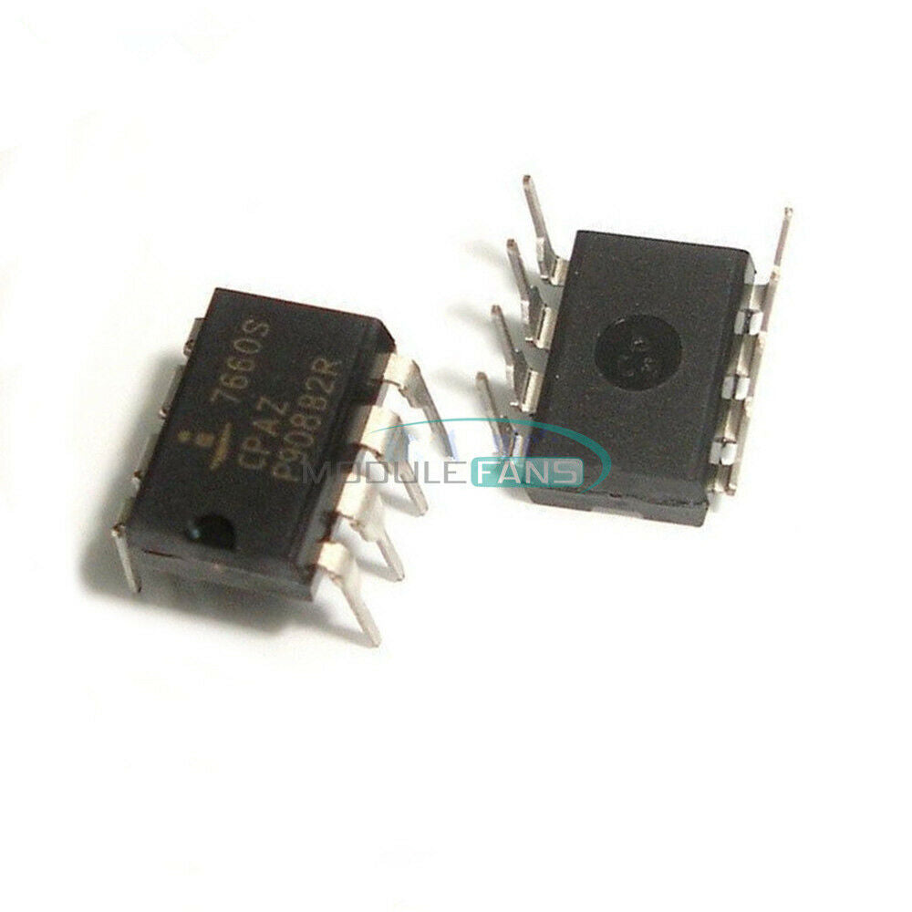 10PCS ICL7660SCPAZ ICL7660 7660S DIP-8 INTERSIL CMOS Voltage Converters IC
