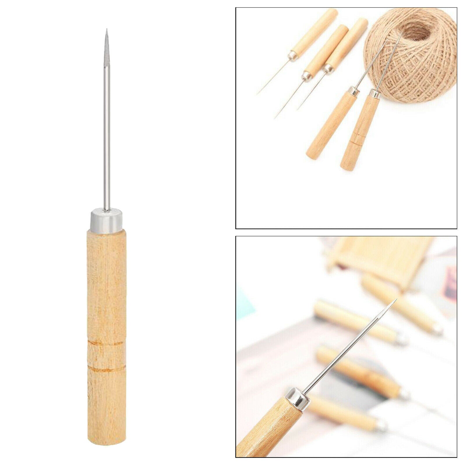 Bookbinding Tool, Sewing Awl Tool, Leather Sewing Needles for Leathercraft