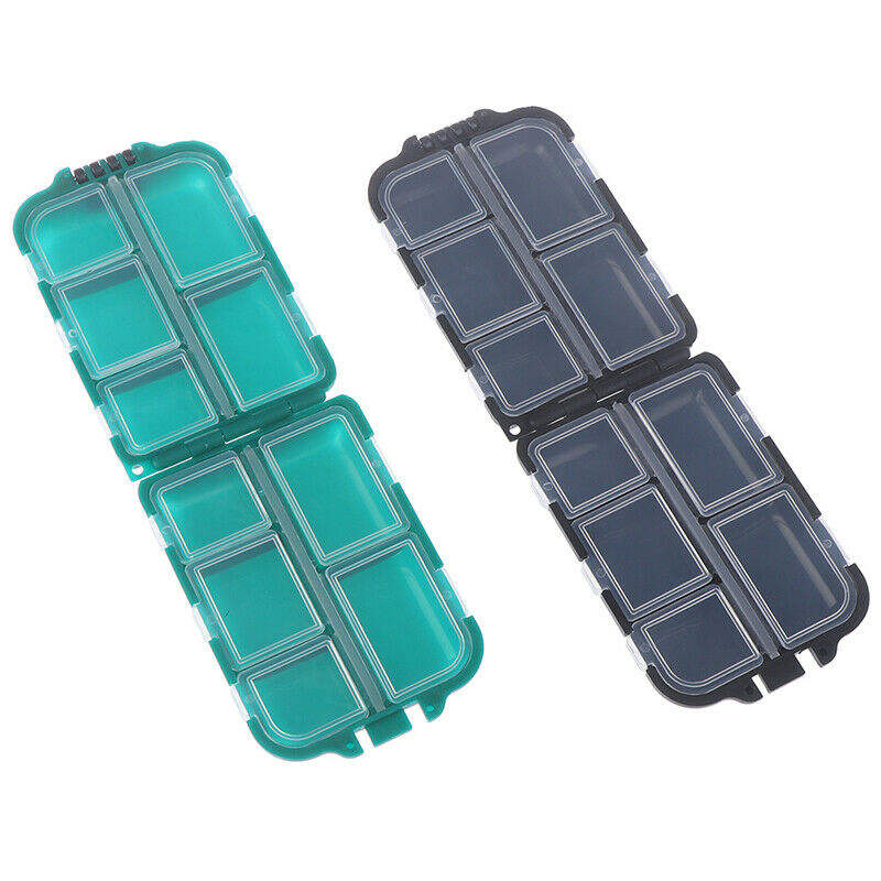Fishing Lures Box Storage Fish Accessory Bait Tackle Plastic Compartment .l8