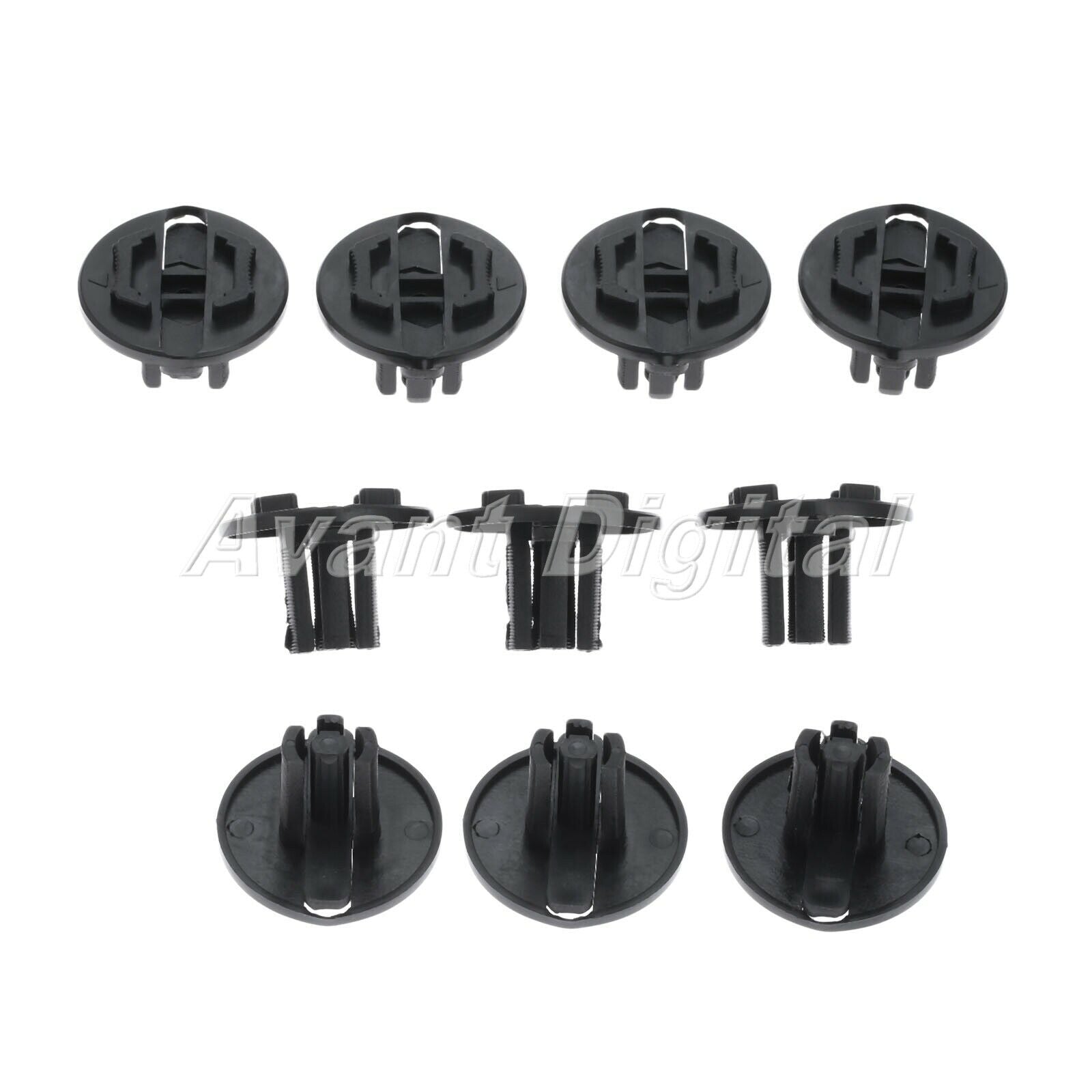 10pcs Fastener Clips Fit for 1987-1989 88 260E 124.026 90-92 91 300E 2.6 124.026