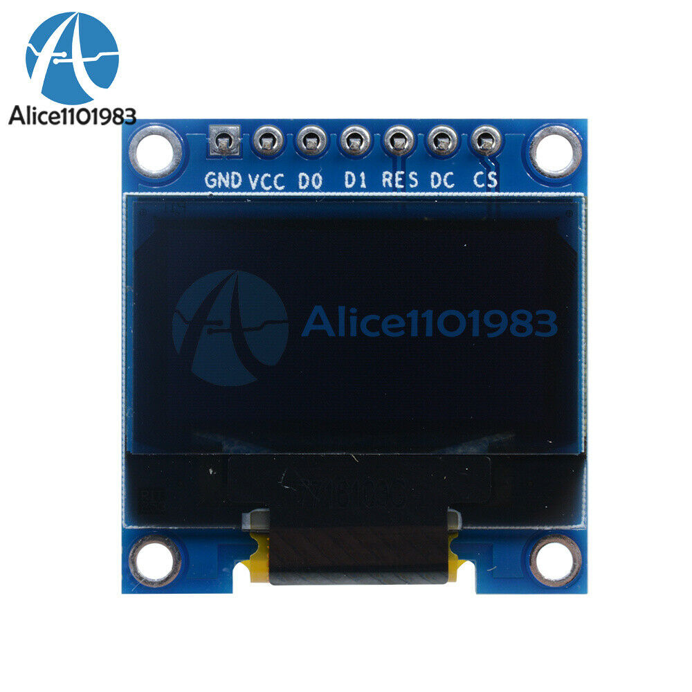 5PCS White 3-5V 0.96" SPI Serial 128X64 OLED LCD LED Display Module for Arduino