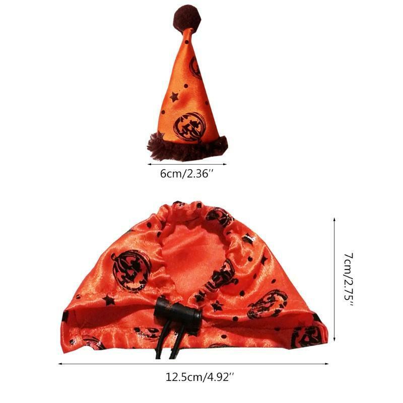 Bearded Dragon Costume Set Orange Hat and Cloak Lizard Clothes Resizable