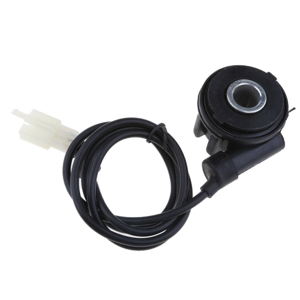 Motorcycle Digital Gauge Odometer Tachometer KPH Sensor Black Universal