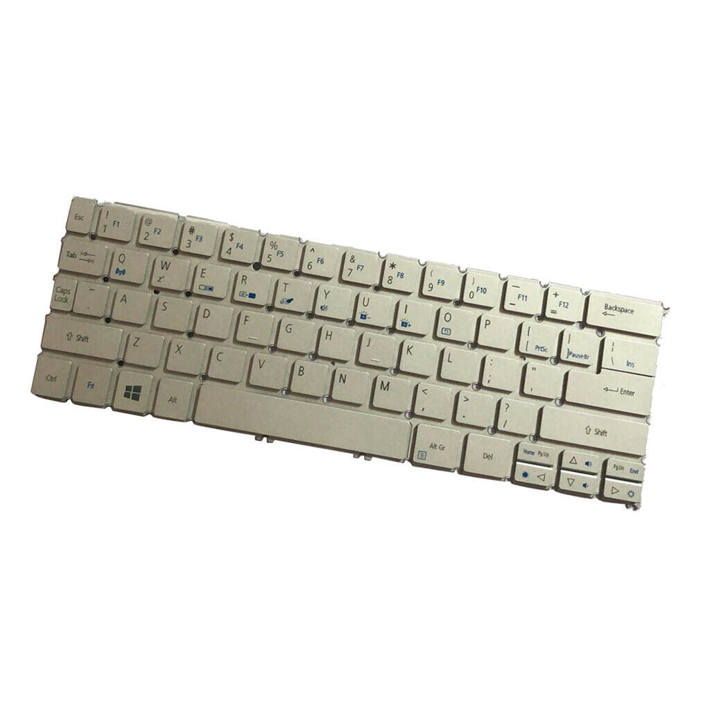 Replacement US English Layout Keyboard White for Acer Aspire P3-131 P3-171
