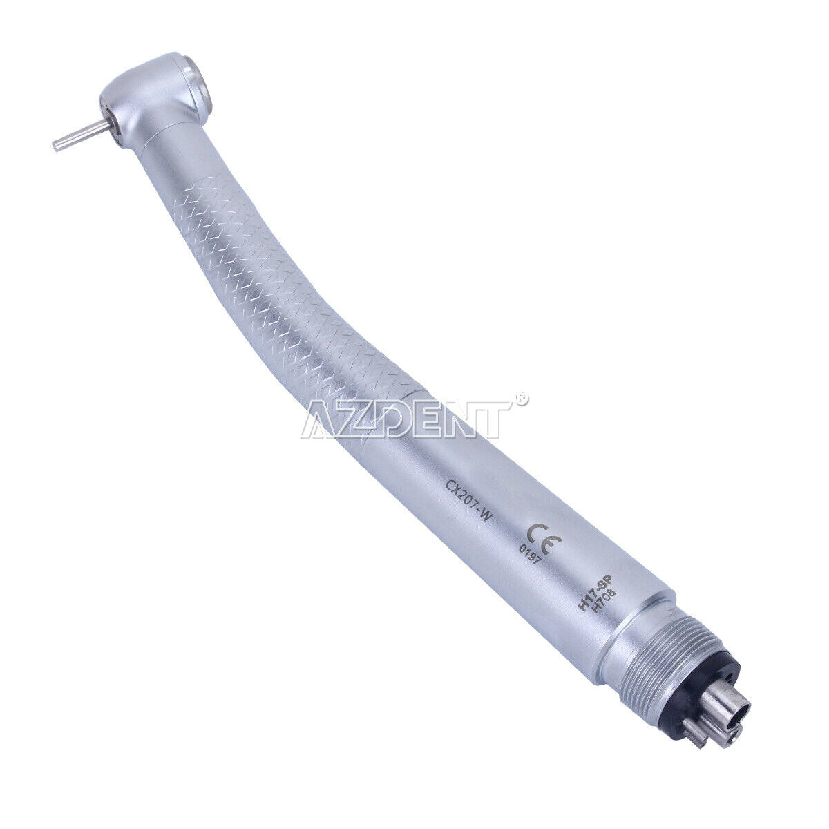 5PCS COXO Dental 4 Holes High Speed Standard Push Button 3 Water Spray Handpiece