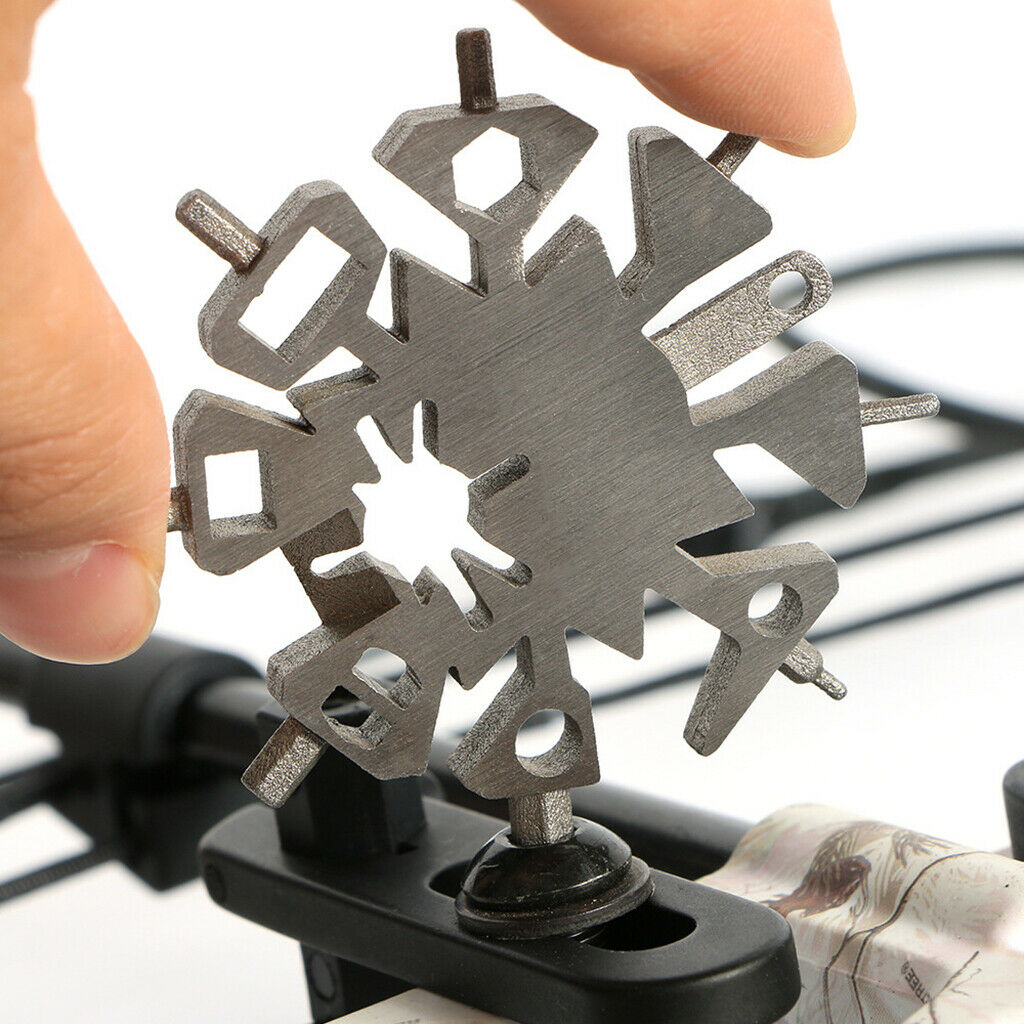 Snowflake Multi-tool, Screwdriver -Bottle Opener,Outdoor Wrench Multi-tool