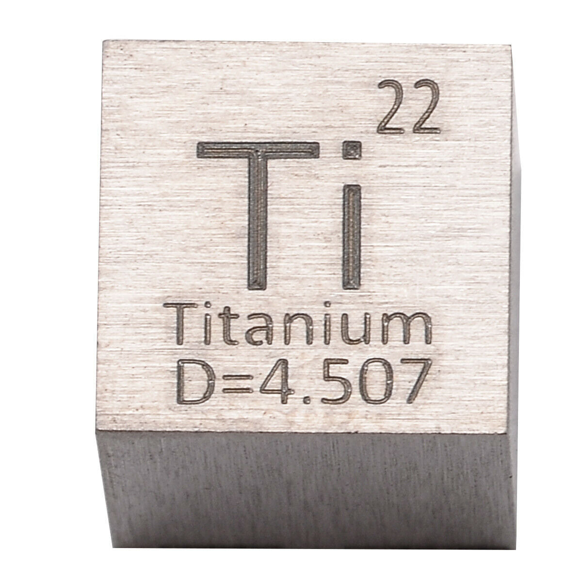 High Purity Titanium Metal 10mm Density Cube 99.95% Pure for Element Collection