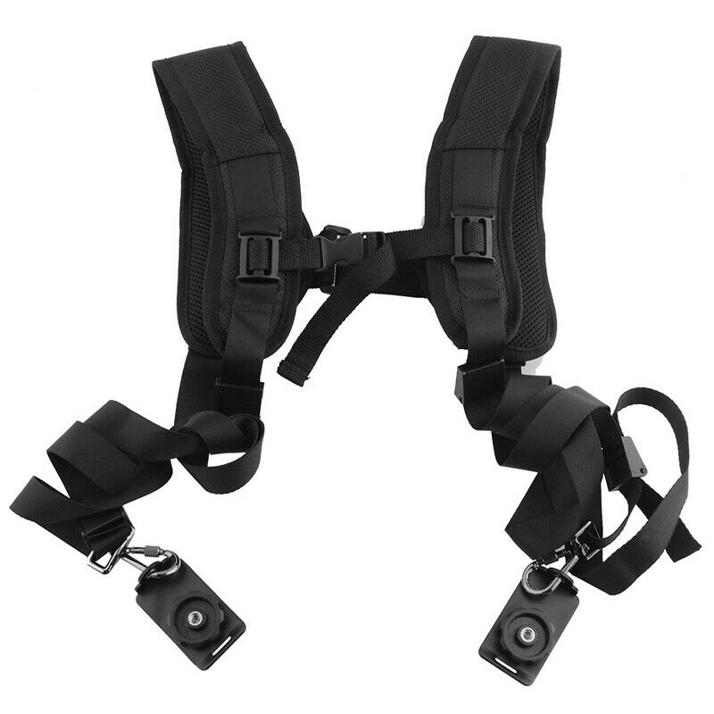 Shoulder Strap Belt Sling For 2 Digital DSLR SLR binoculars Quick Digital Camera