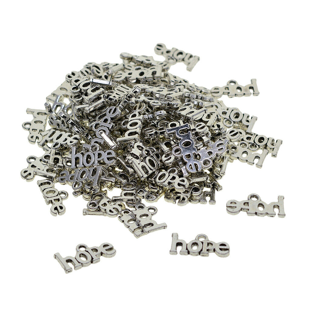 100x Alloy Pendants for Jewelry DIY Necklace Bracelets Findings Crafts