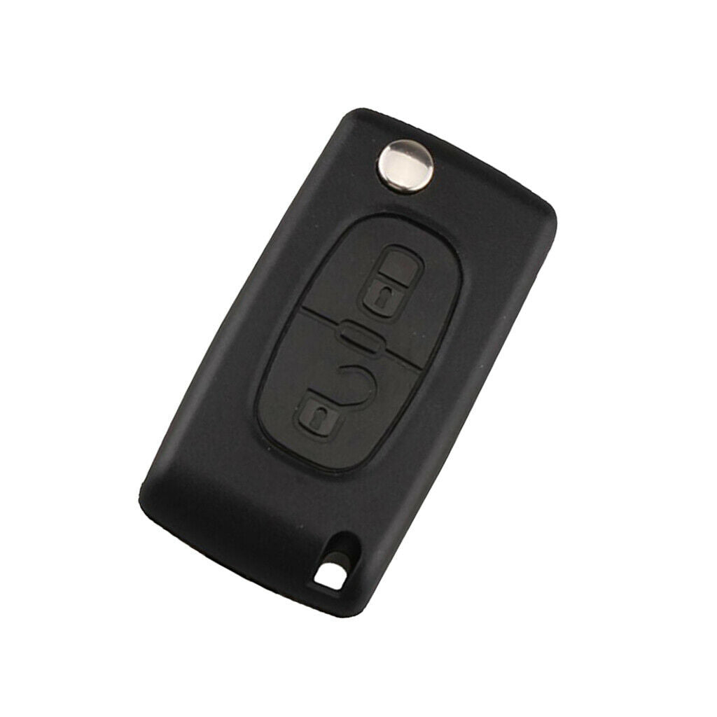 Remote Key Fob 433MHZ PCF7941 Chip 2 Button HU83 Blade For Peugeot Citroen