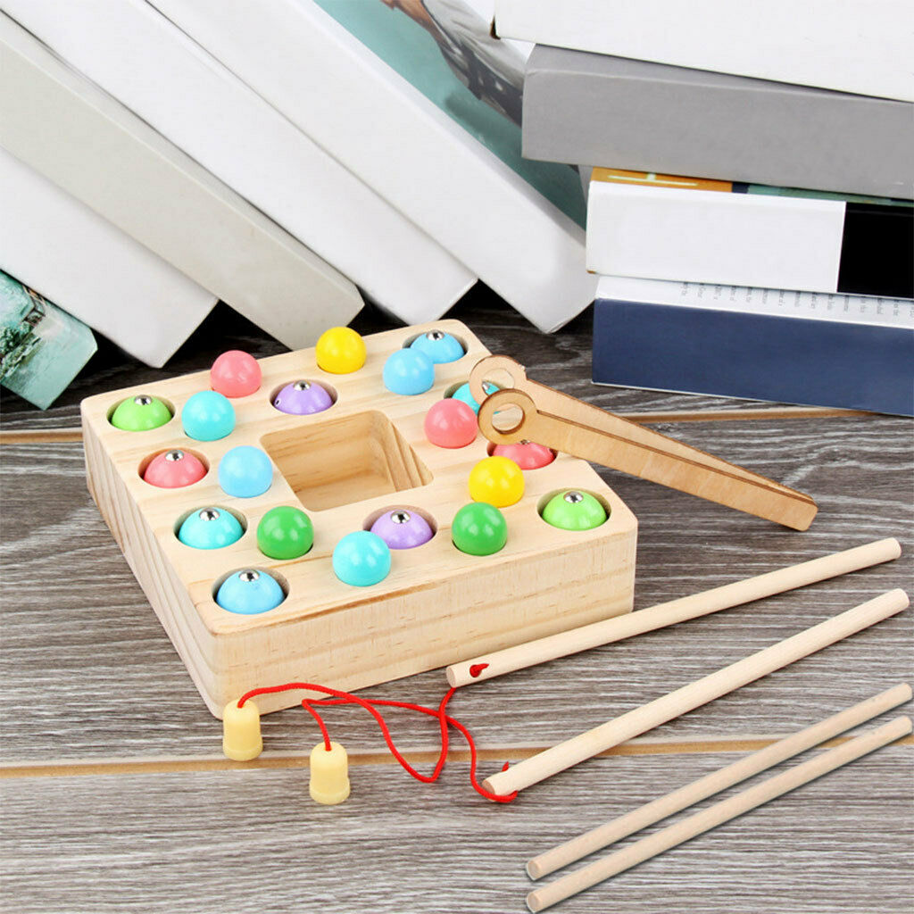 Magnetic Fishing Games Educational Shape Color Cognition for 3 4 5 Year Old