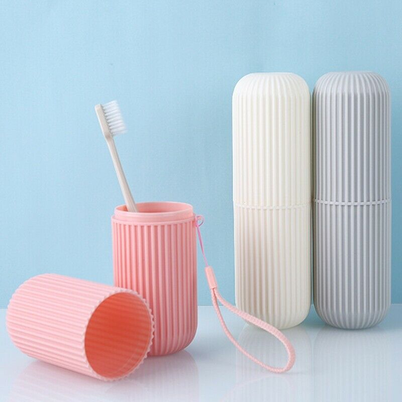 Portable Toothbrush Kits Case Toothpaste Cup Holder Protect Storage Box TravelU6