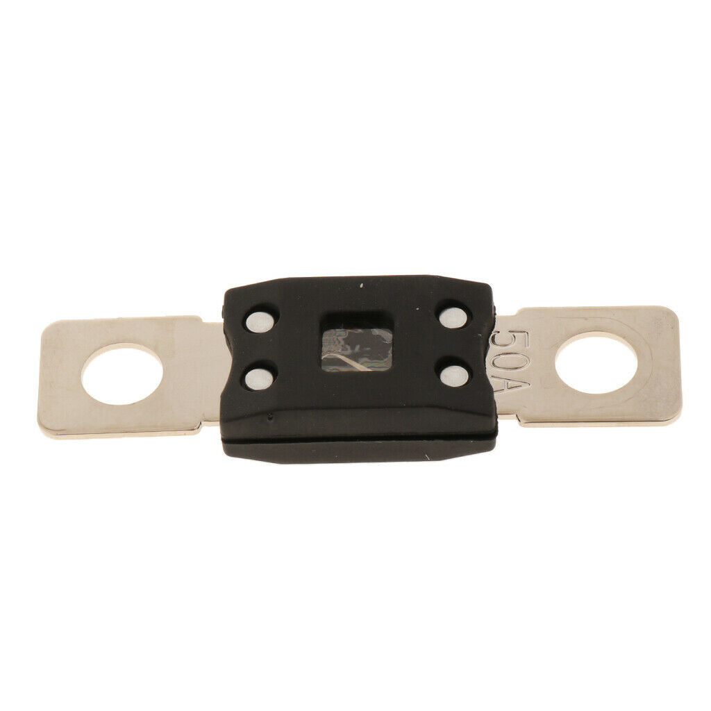 2 Pieces MEGA Bolt-on Fuse 32V/ Flat Type Fuse/Blade Fuse for RV/Yacht 50A