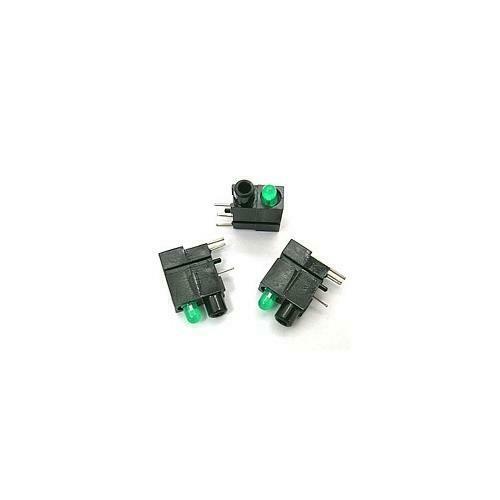 [40pcs] 1816.2138 LED 3mm Green in Case