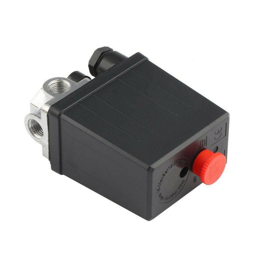120 Air Compressor Pressure Control Switch Relief Regulator Pump Gauge Manifold