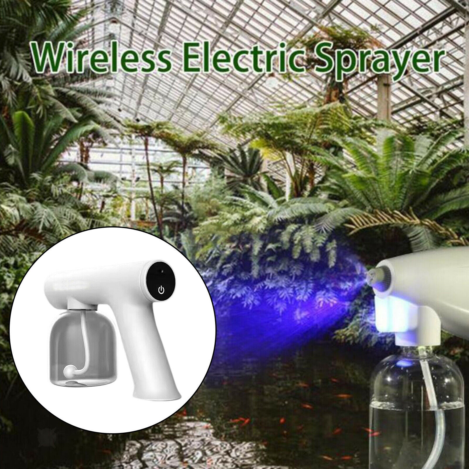 Handheld Rechargeable Nano Spray Disinfectant Sprayer Gun Mist Machine