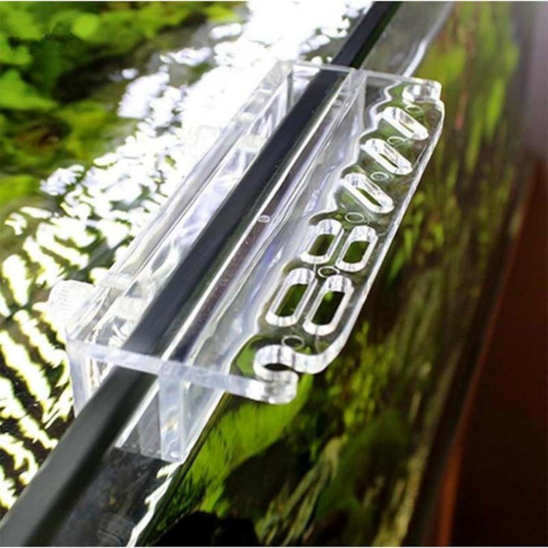 Acrylic water plant tool maintenance side holder aquarium tank tweezer scisso TL