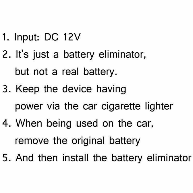 5xCar Battery Eliminator Fits BaoFeng BF-888S 777S BF-666S H777S DC 12V Radio CA