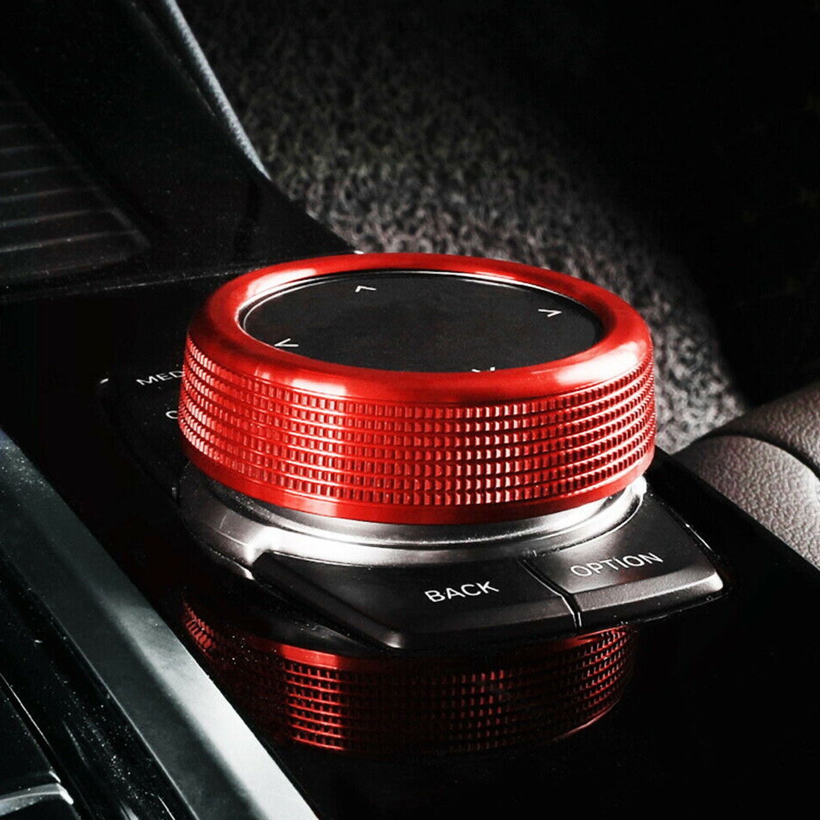 1x For BMW 1 2 3 4 5 6 7 XSeries Knob Cover Ring 7 Buttons Multimedia Controller