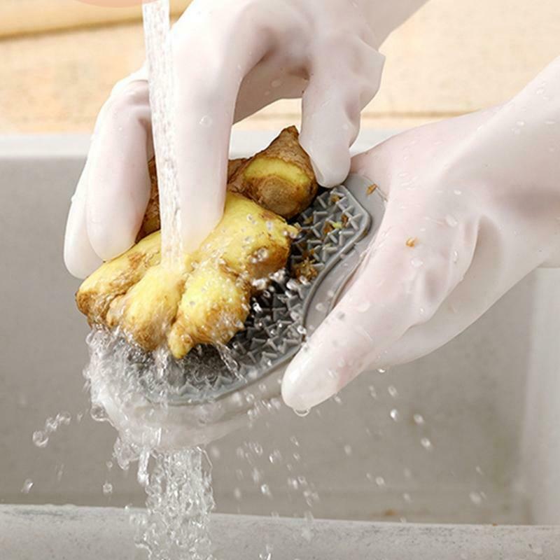 Peeling Potato Cleaning Gloves Vegetables Fruit Skin Scraping Fish Scales Peeler