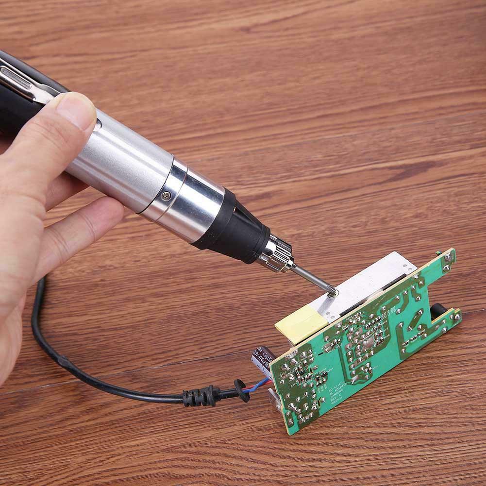 220V Straight Electric Screwdriver Set Home Electronic Maintenance Tool @