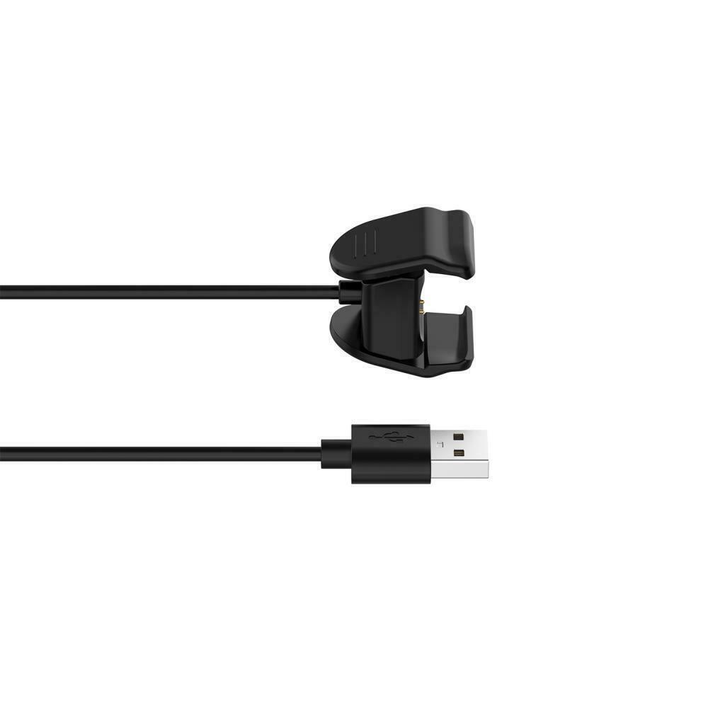Black USB Charging Cable Cord 39.37" Charger Clip Holder for OPPO Band