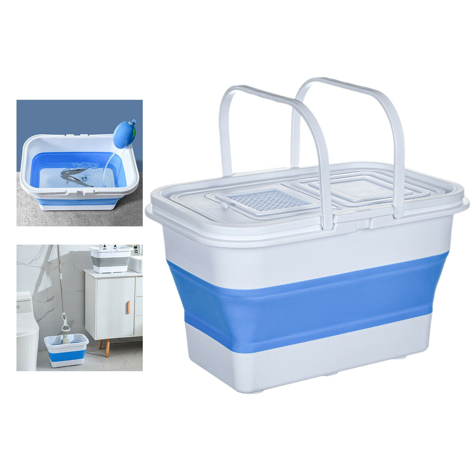 Durable Water Tank Bucket for Camping Household Car Wash Cleaning Supplies