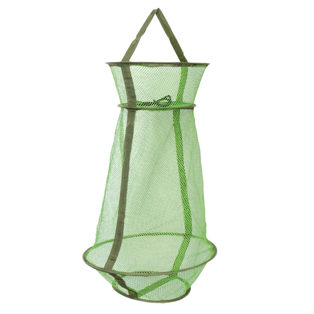 Fish Shrimp Minnow Cage Fishing Bait Trap Cast Dip Net Cage Fish Basket
