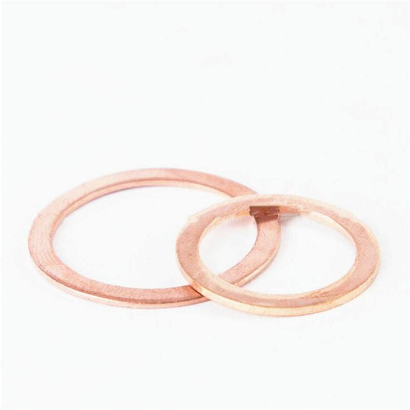 50pcs 5 Sizes Motorcycle ATV Brake Fuel Banjo Seal Copper Crush Washer Kit