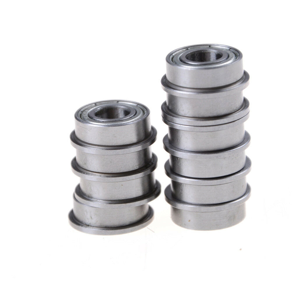 10pcs F686 F686ZZ Mini Metal Double Shielded Flanged Ball Bearings 6*13*5mm M4DD