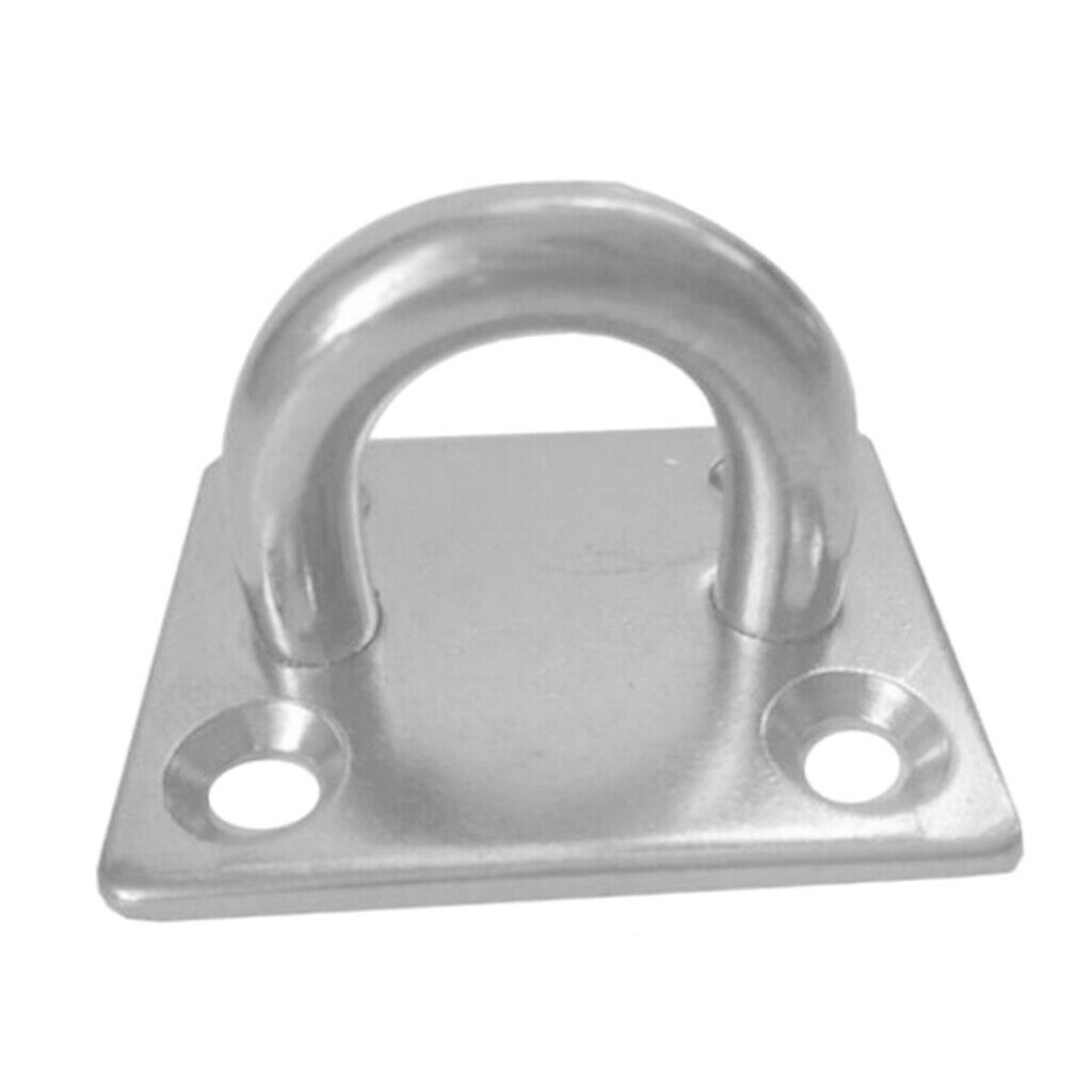 5mm Pad Eyes Marine Rigging 316 Stainless steel Square Plate