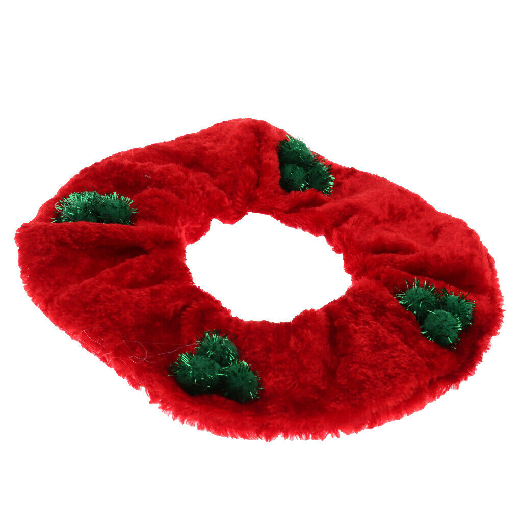 Dog Bandana Christmas Costume Pet Cherry Pattern Scarf for Christmas